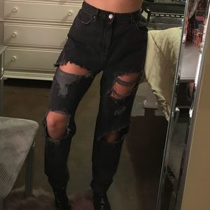 BDG Distressed Mom Jeans
